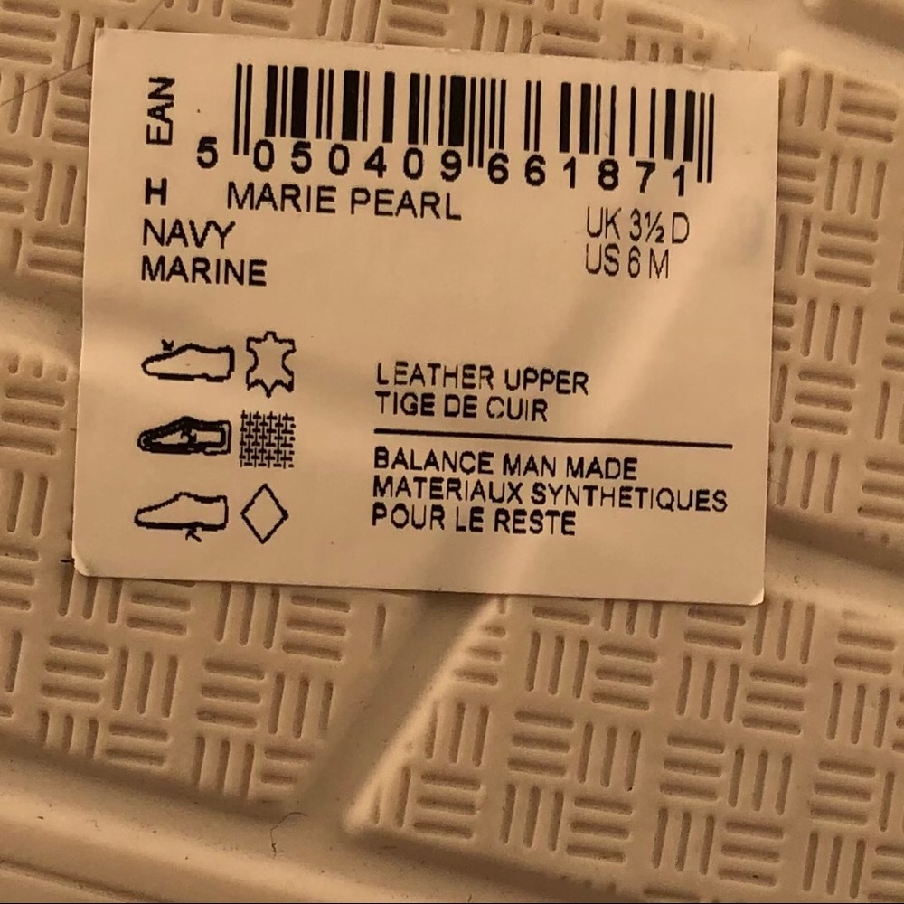 Clarks  Marie Pearl Navy Marine Size 6 - Picture 10 of 12